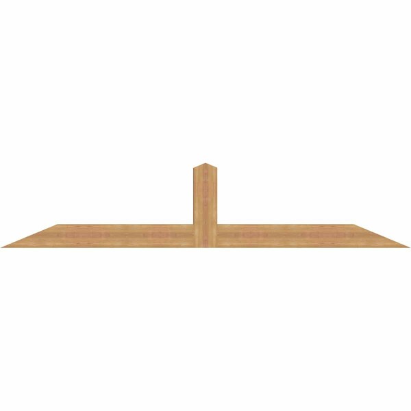 Ekena Millwork Portland Smooth Timber Gable Bracket, Western Red Cedar, 96"W x 20"H x 3 1/2"D x 5 1/2"F, 5/12 Pitch GBW096X20X0406POR00SWR - main